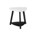 Trinity White Marble Top End Table - Jack’s Furniture and More (Laredo, TX)