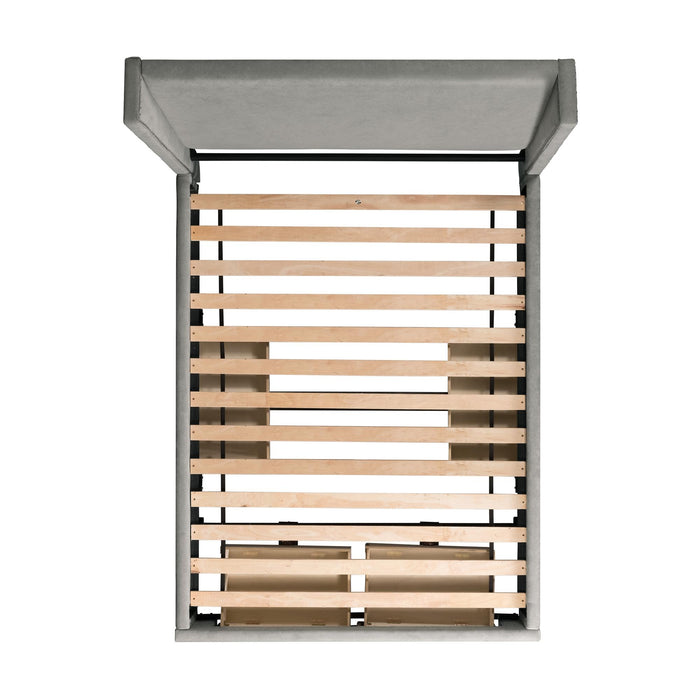 Magnolia Queen Upholstered Storage Bed - Jack’s Furniture and More (Laredo, TX)