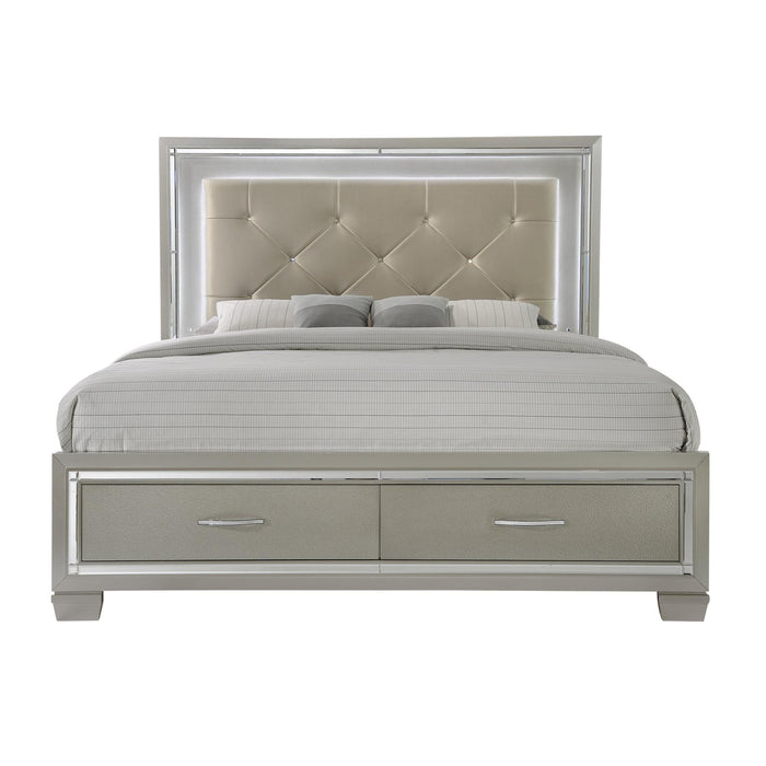 Platinum Queen Platform Storage Bed - Jack’s Furniture and More (Laredo, TX)