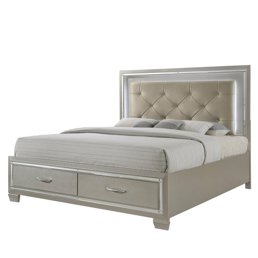 Platinum Queen Platform Storage Bed - Jack’s Furniture and More (Laredo, TX)