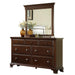 Canton Cherry Dresser & Mirror Set - Jack’s Furniture and More (Laredo, TX)