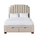 Harper Queen Upholstered Storage Bed - Jack’s Furniture and More (Laredo, TX)