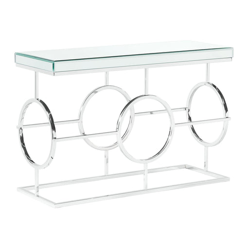 Pearl Rectangle Mirrored Sofa Table - Jack’s Furniture and More (Laredo, TX)