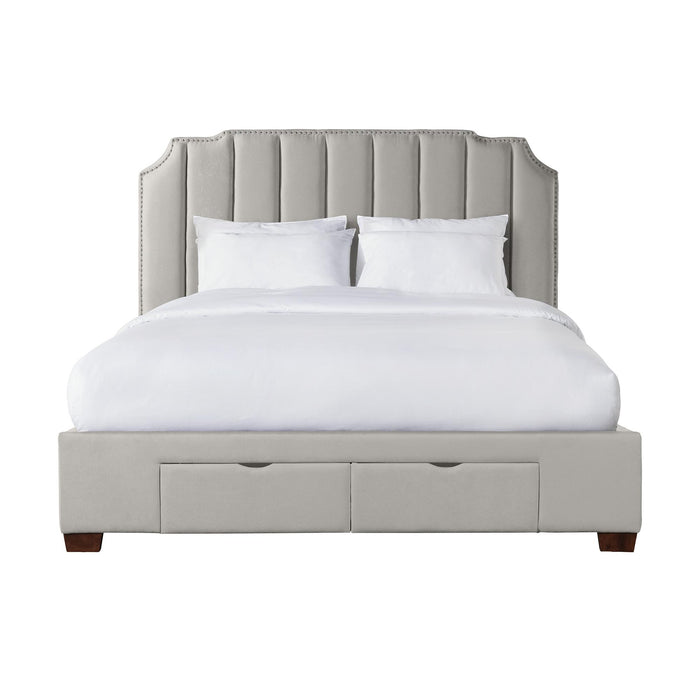 Harper King Upholstered Storage Bed - Jack’s Furniture and More (Laredo, TX)