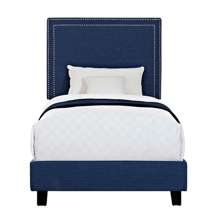 Erica Upholstered Twin Platform Bed - Jack’s Furniture and More (Laredo, TX)