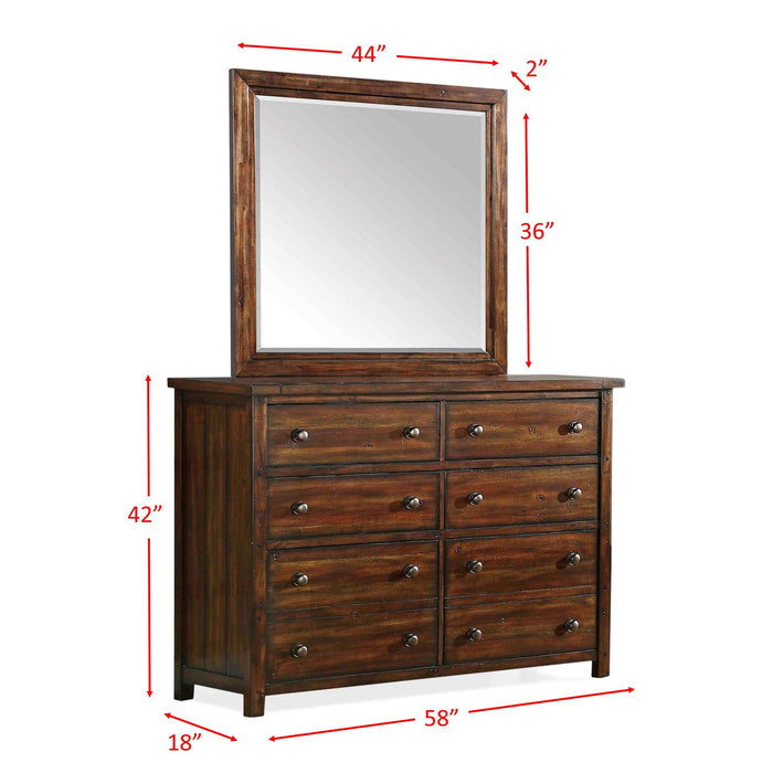 Dawson Creek Dresser & Mirror Set - Jack’s Furniture and More (Laredo, TX)