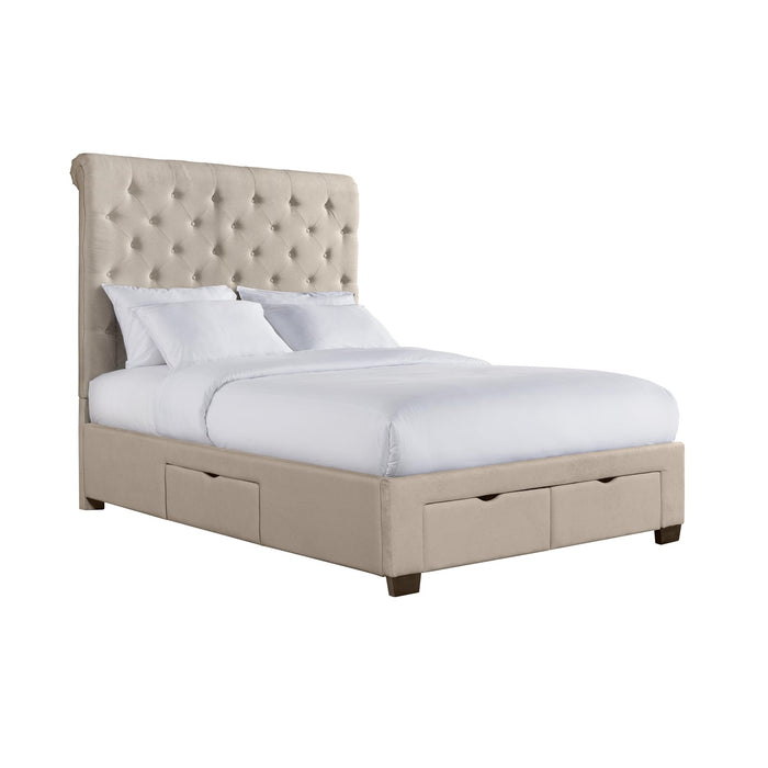 Waldorf Queen Upholstered Storage Bed - Jack’s Furniture and More (Laredo, TX)