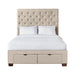 Waldorf Queen Upholstered Storage Bed - Jack’s Furniture and More (Laredo, TX)