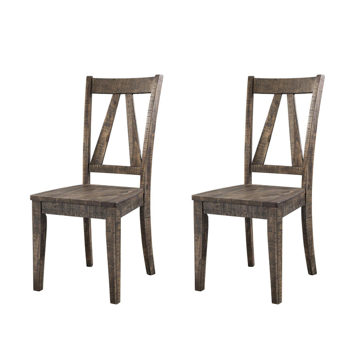 Finn Wooden Side Chair Set of 2 - Jack’s Furniture and More (Laredo, TX)