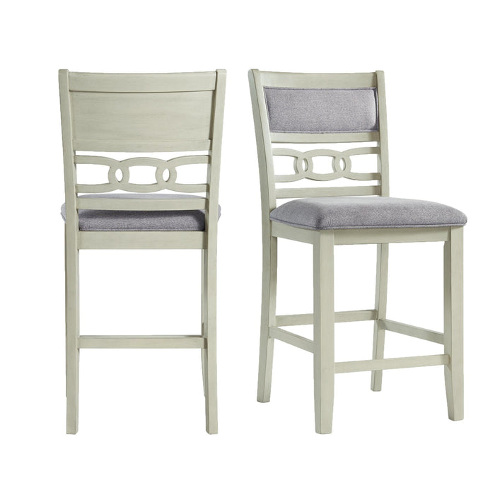 Amherst Counter Height Side Chair Set in Bisque of 2