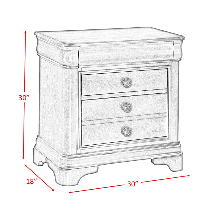 Cameron Cherry Nightstand - Jack’s Furniture and More (Laredo, TX)