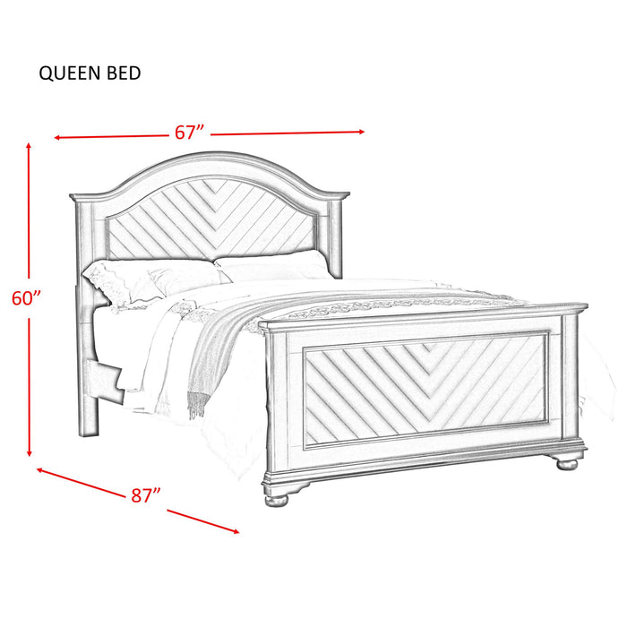 Brookpine White Queen Panel Bed - Jack’s Furniture and More (Laredo, TX)