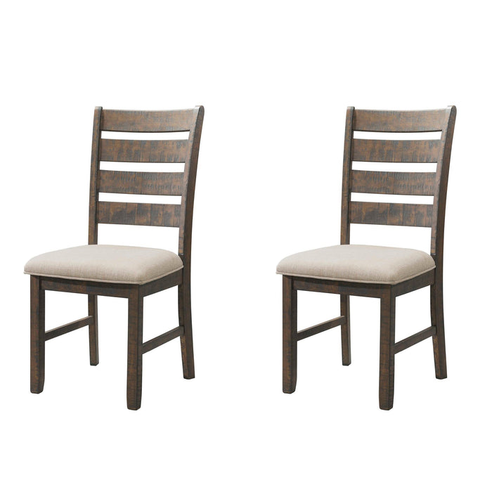 Jax Ladder Back Side Chair Set of 2 - Jack’s Furniture and More (Laredo, TX)