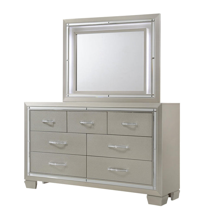Platinum Dresser & Mirror Set - Jack’s Furniture and More (Laredo, TX)