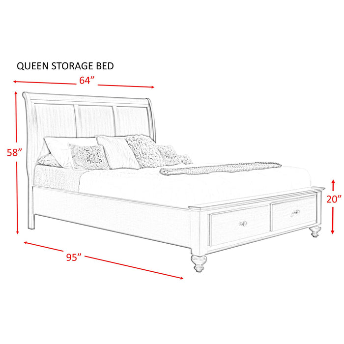 Chatham Queen Storage Bed - Jack’s Furniture and More (Laredo, TX)