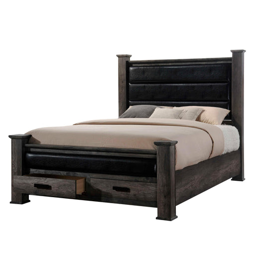 Nathan Queen Storage Poster Bed - Jack’s Furniture and More (Laredo, TX)
