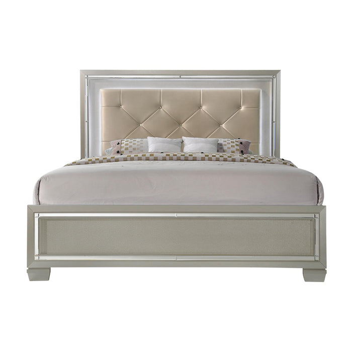 Platinum King Panel Bed - Jack’s Furniture and More (Laredo, TX)