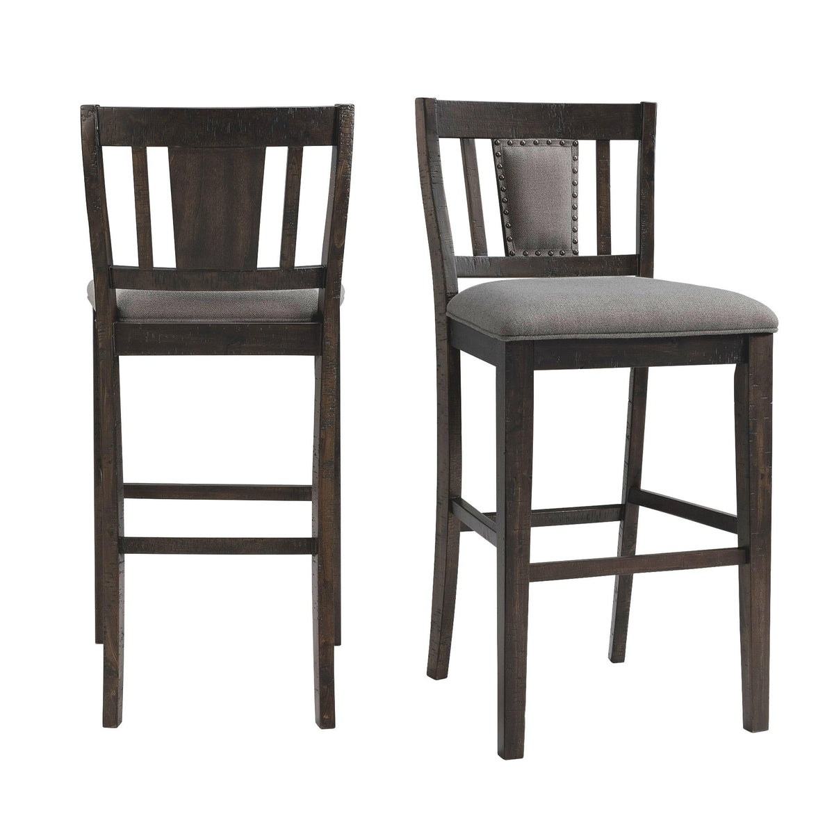Morrison 30" Slat Back Bar Stool Set of 2 - Jack’s Furniture and More (Laredo, TX)