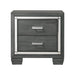 Titanium 2-Drawer Nightstand - Jack’s Furniture and More (Laredo, TX)