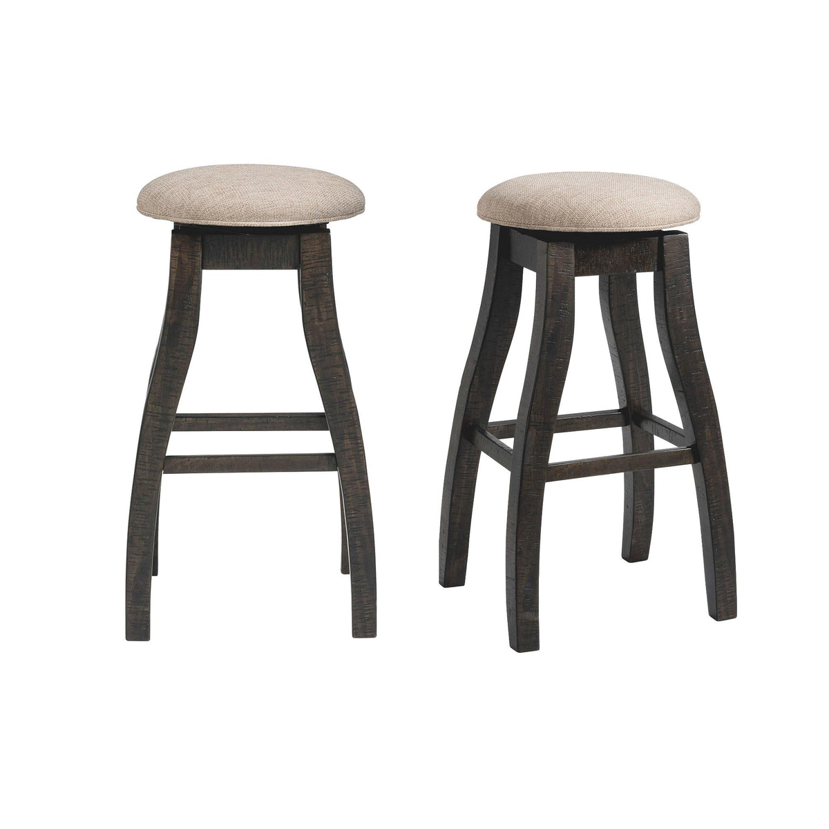 Stone 30" Swivel Backless Bar Stool Set of 2 - Jack’s Furniture and More (Laredo, TX)
