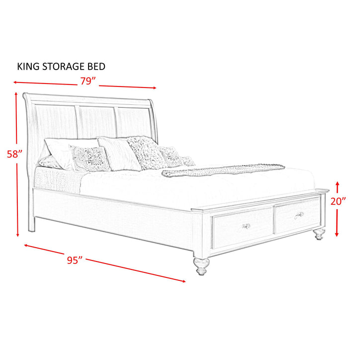 Chatham King Storage Bed - Jack’s Furniture and More (Laredo, TX)