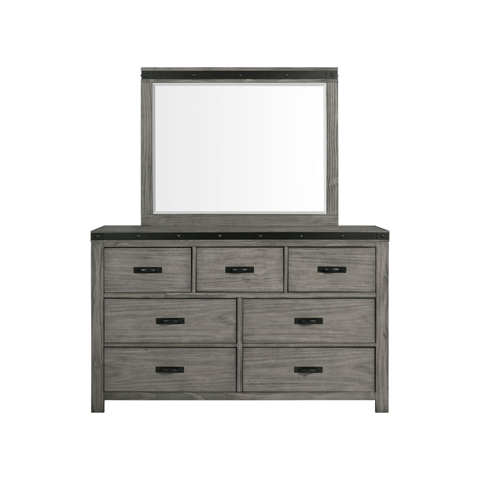 Wade 7-Drawer Dresser & Mirror Set - Jack’s Furniture and More (Laredo, TX)