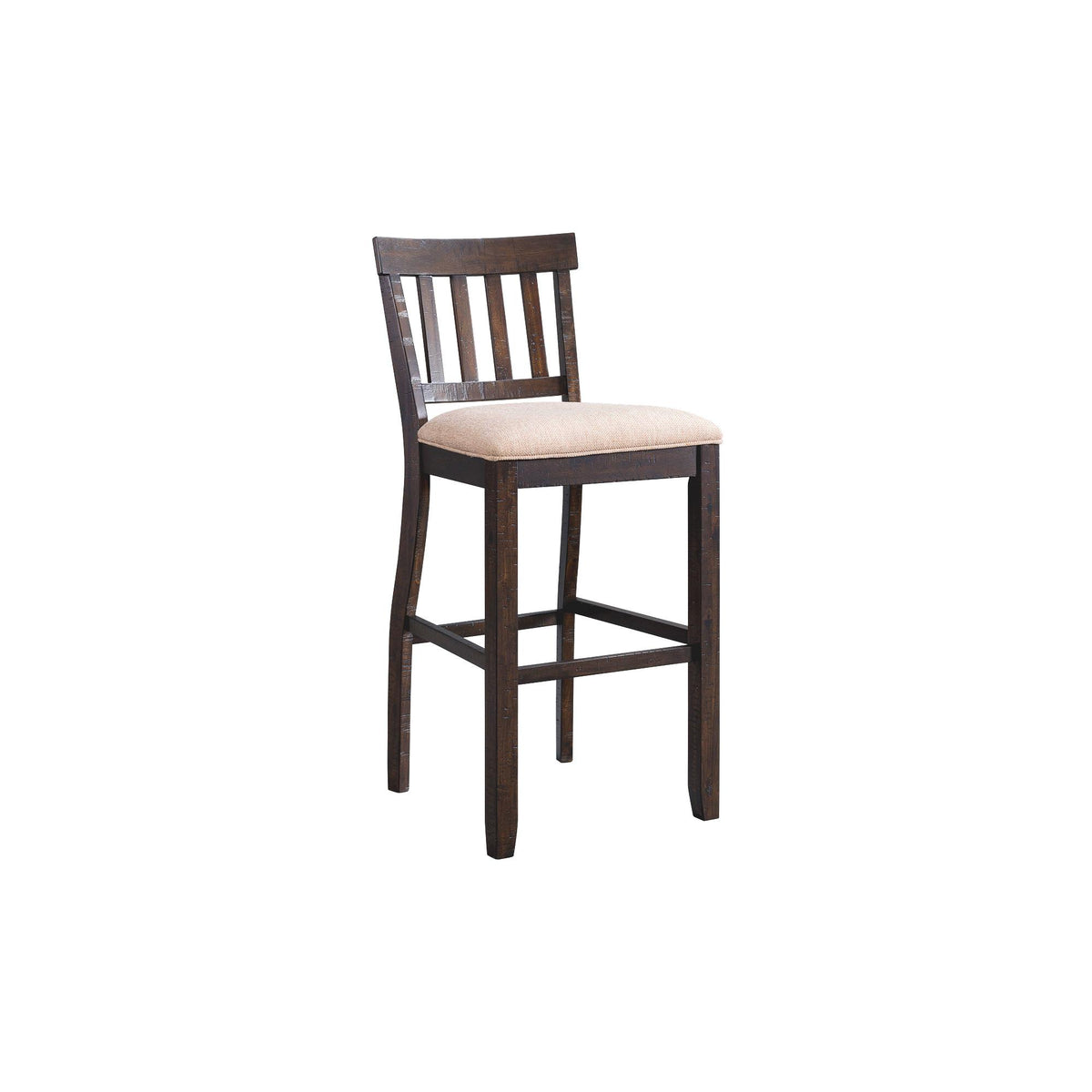 Stone 30" Slat Back Bar Stool Set of 2 - Jack’s Furniture and More (Laredo, TX)