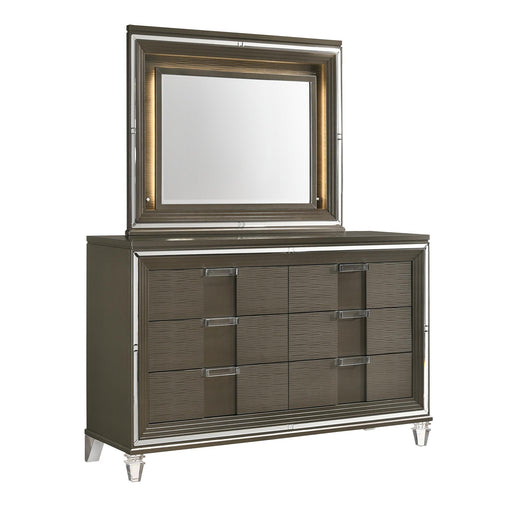 Twenty Nine 6-Drawer Dresser w/ Mood Lighting Mirror - Jack’s Furniture and More (Laredo, TX)