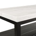 Marcello White Marble Rectangle Coffee Table - Jack’s Furniture and More (Laredo, TX)
