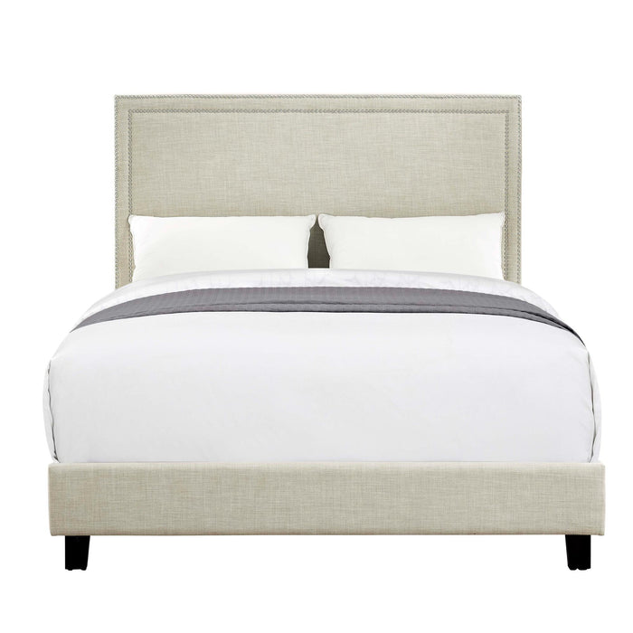 Erica Upholstered Queen Platform Bed - Jack’s Furniture and More (Laredo, TX)