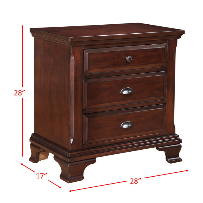 Canton Cherry Nightstand - Jack’s Furniture and More (Laredo, TX)