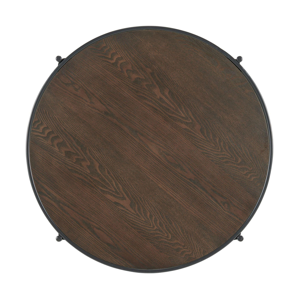 Vienna Round Coffee Table with Wooden Top - Jack’s Furniture and More (Laredo, TX)