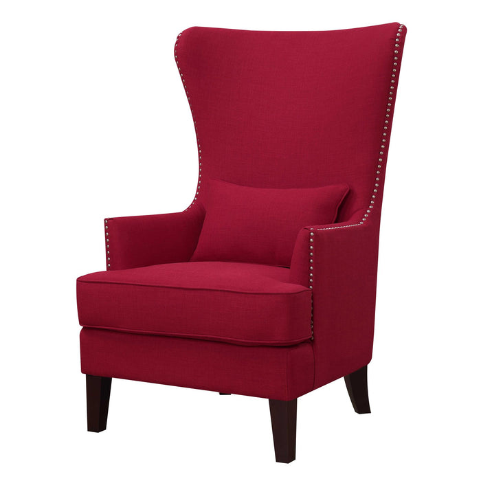 Kori Accent Chair in Berry - Jack’s Furniture and More (Laredo, TX)