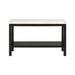 Marcello White Marble Rectangle Sofa Table - Jack’s Furniture and More (Laredo, TX)