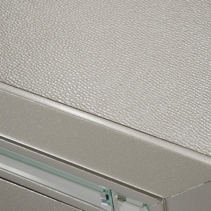 Platinum Youth Dresser & Mirror w/ LED Light Set - Jack’s Furniture and More (Laredo, TX)