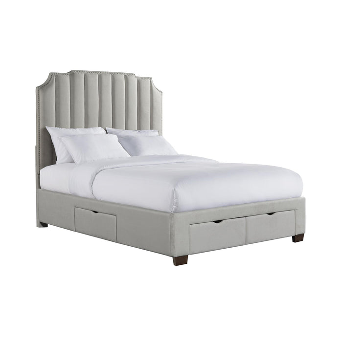 Harper Queen Upholstered Storage Bed - Jack’s Furniture and More (Laredo, TX)