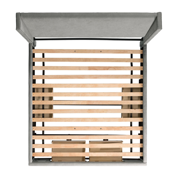 Magnolia King Upholstered Storage Bed - Jack’s Furniture and More (Laredo, TX)