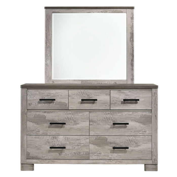 Millers Cove 6-Drawer Dresser with Mirror - Jack’s Furniture and More (Laredo, TX)