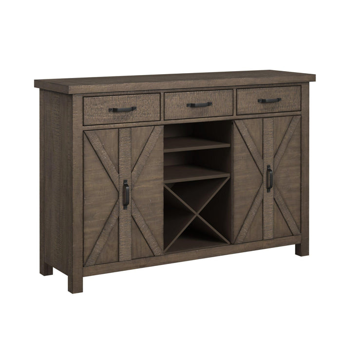 Yellowstone Server in Medium Brown - Jack’s Furniture and More (Laredo, TX)