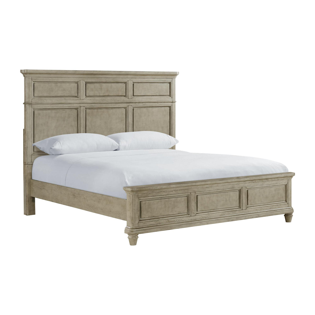 Whit-Ash Panel Bedroom Set with Door Chest - Jack’s Furniture and More (Laredo, TX)