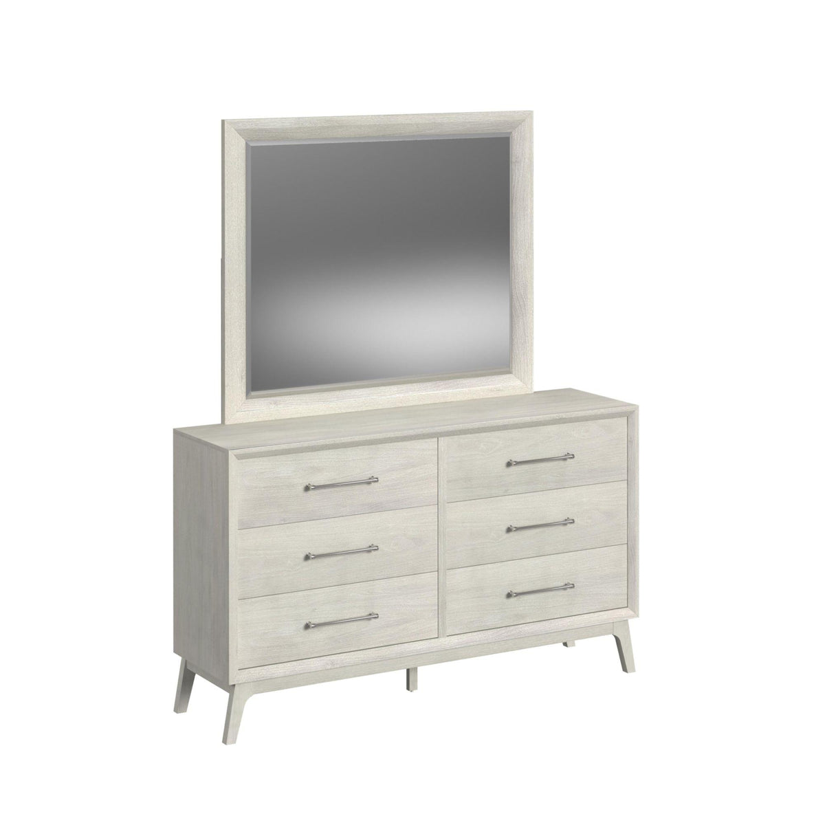 Westland Dresser and Mirror Set in Almond - Jack’s Furniture and More (Laredo, TX)