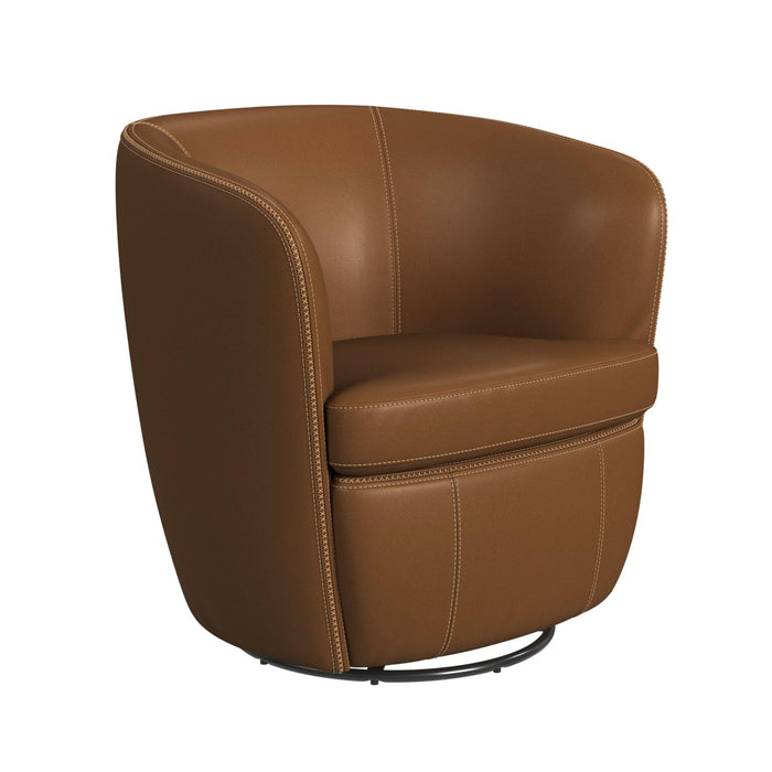 Vito Swivel Chair in Pebble Tan - Jack’s Furniture and More (Laredo, TX)