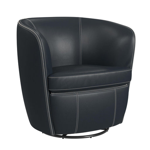 Vito Swivel Chair in Pebble Navy - Jack’s Furniture and More (Laredo, TX)