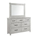 Scott Dresser & Mirror Set White Finish - Jack’s Furniture and More (Laredo, TX)