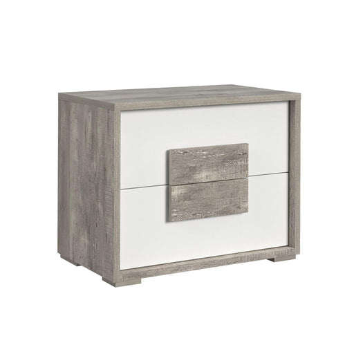 San Matteo 2-Drawer Nightstand with USB in Dual Tone - Jack’s Furniture and More (Laredo, TX)