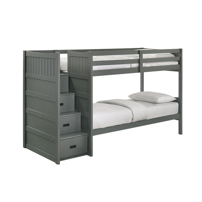 Sami Over Step Bunk with Left HB - Jack’s Furniture and More (Laredo, TX)
