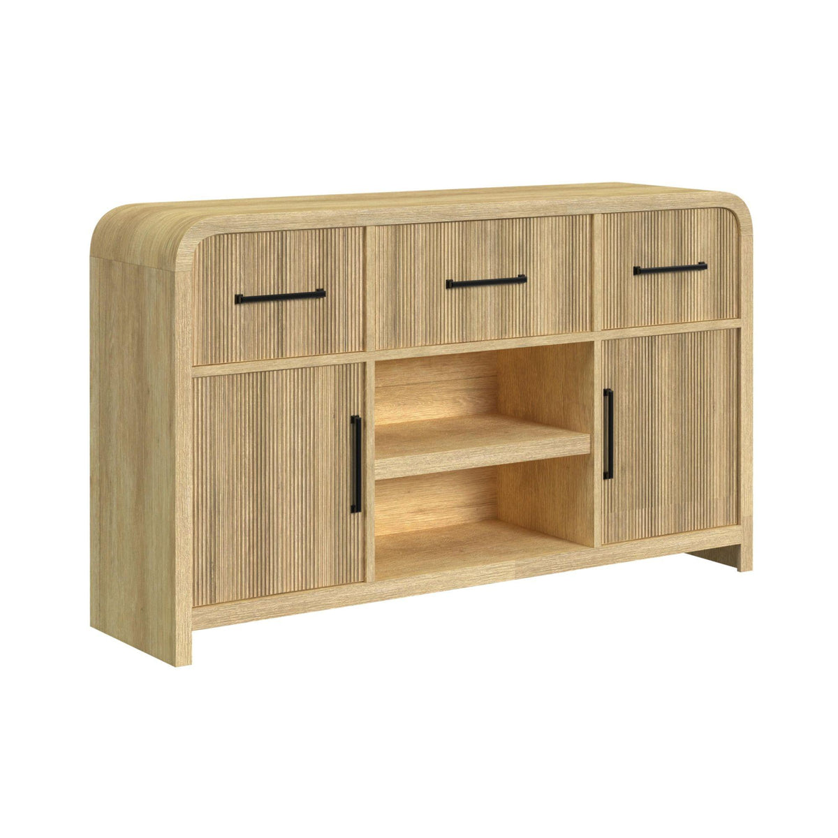 Ridgemont Server in Natural - Jack’s Furniture and More (Laredo, TX)