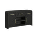 Ridgemont Server in Black with Grain - Jack’s Furniture and More (Laredo, TX)