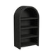 Ridgemont Open Bookcase in Black with Grain - Jack’s Furniture and More (Laredo, TX)