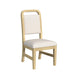 Ridgemont Dining Side Chair with White Fabric in Natural (2 Per Carton) - Jack’s Furniture and More (Laredo, TX)